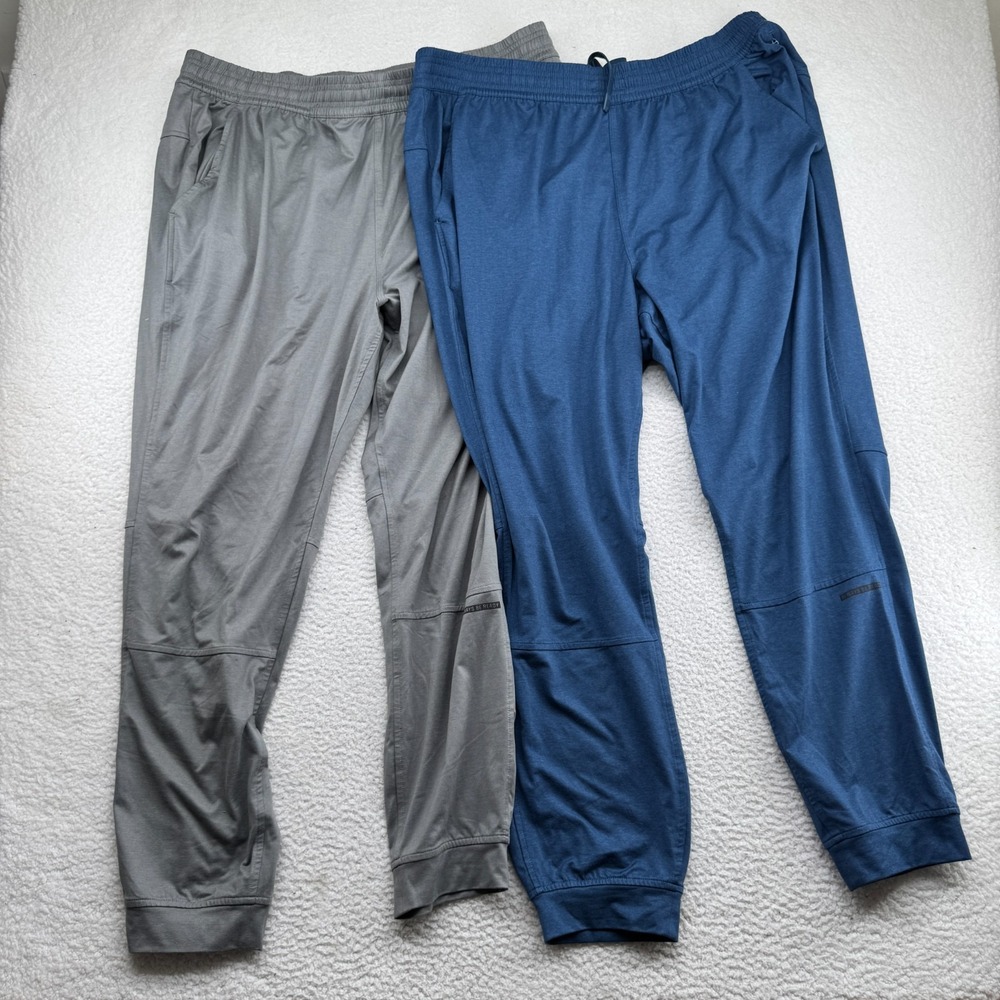 LOT OF 2 5.11 Tactical Physical Training Ready Jogger Pants Mens XL Gray & Blue